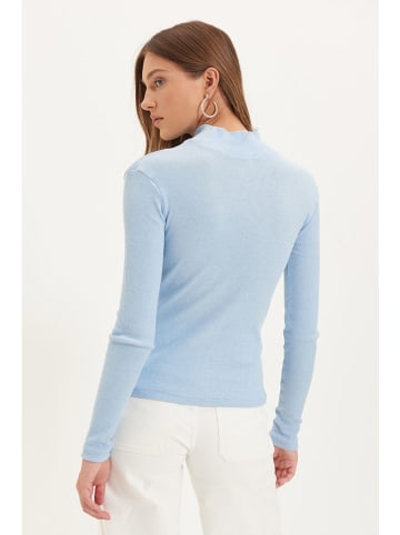 trendyol Longsleeve in Hellblau