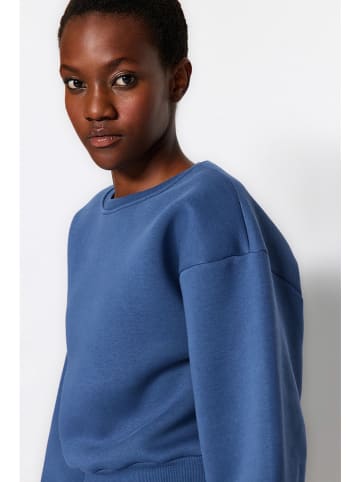 trendyol Bluza w kolorze niebieskim