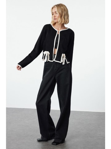 trendyol Vest zwart/crème