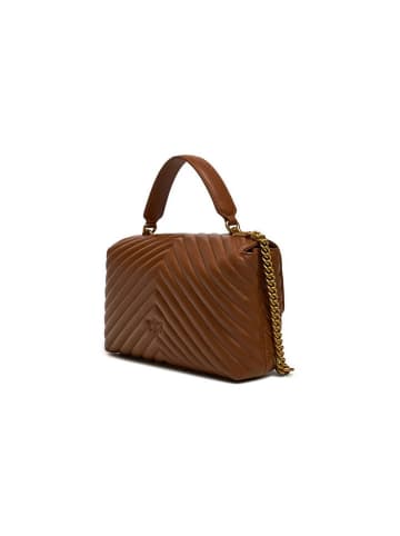Pinko Leder-Henkeltasche in Braun - (B)25 x (H)15 x (T)7 cm