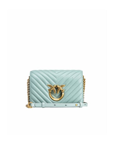 Pinko Leren schoudertas mintgroen - (B)19 x (H)13 x (D)7 cm