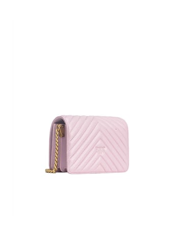 Pinko Leren schoudertas lichtroze - (B)19 x (H)13 x (D)7 cm