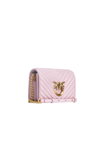 Pinko Leren schoudertas lichtroze - (B)19 x (H)13 x (D)7 cm