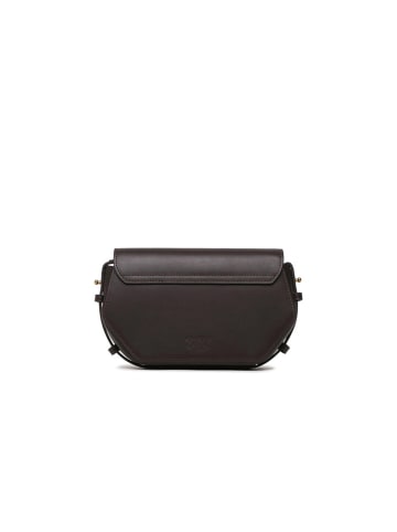 Pinko Leren schoudertas zwart - (B)22 x (H)14 x (D)7 cm