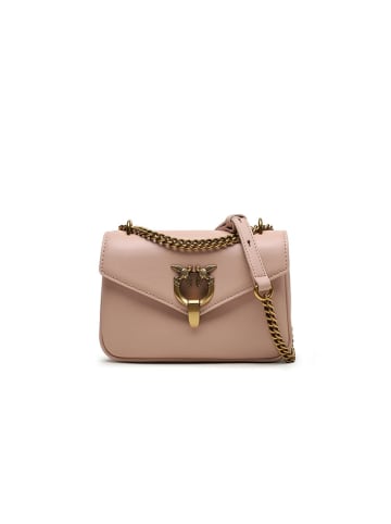 Pinko Leder-Umhängetasche in Beige - (B)20 x (H)14 x (T)6 cm