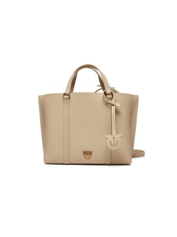 Pinko Leder-Henkeltasche in Beige - (B)25 x (H)20 x (T)12 cm