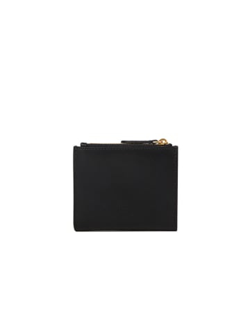 Pinko Leren portemonnee zwart - (L)10 x (B)8 cm
