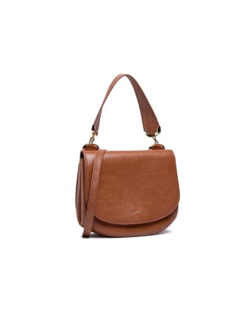 Pinko Leder-Umhängetasche in Hellbraun - (B)28,5 x (H)24 x (T)9 cm