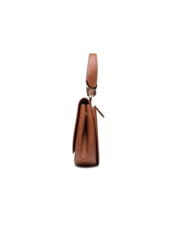 Pinko Leder-Umhängetasche in Hellbraun - (B)28,5 x (H)24 x (T)9 cm