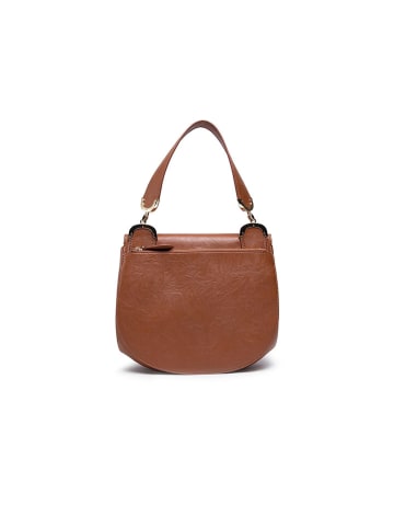 Pinko Leder-Umhängetasche in Hellbraun - (B)28,5 x (H)24 x (T)9 cm
