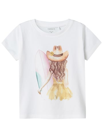 name it Shirt "Hattie" in Weiß/ Bunt