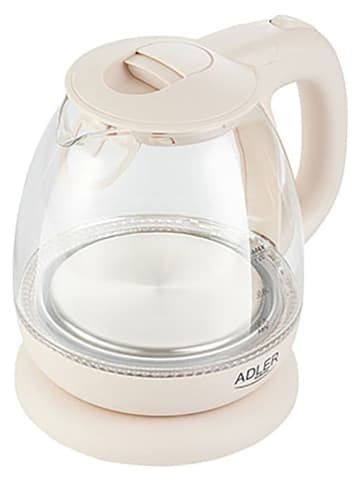 Adler Czajnik "AD 1283" w kolorze kremowym - 1 l