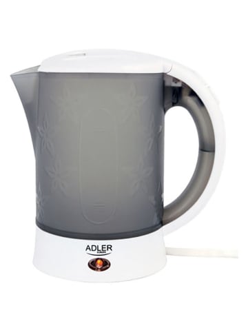 Adler Reise-Wasserkocher "AD 1268" in Grau/ Weiß - 600 ml