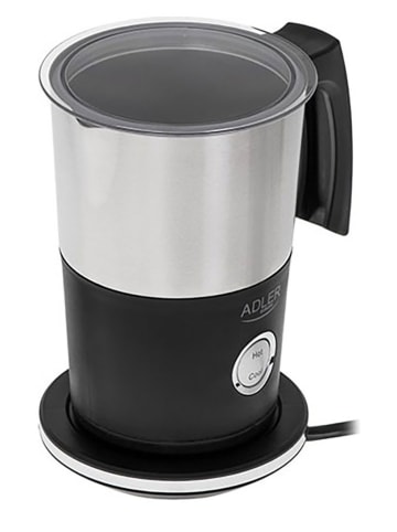 Adler Milchaufschäumer "AD 4497" in Schwarz/ Silber - 300 ml
