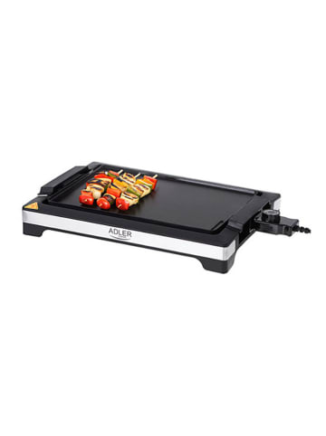 Adler Tischgrill "AD 6613" in Silber/ Schwarz