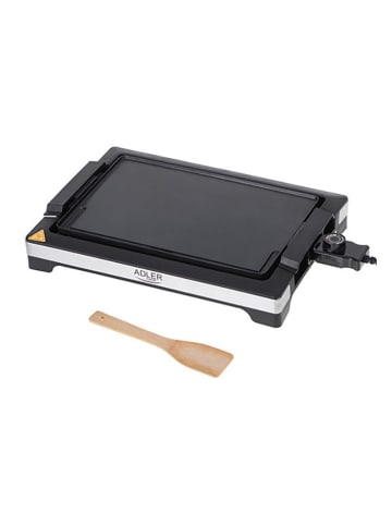 Adler Tafelgrill "AD 6613" zilverkleurig/zwart