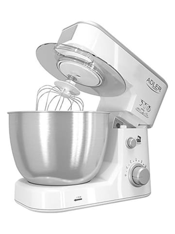 Adler Küchenmaschine "AD 4216" in Silber/ Weiß - 4 l