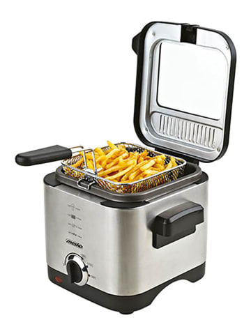 Adler Heißluftfritteuse "MS 4910" in Silber - 1,5 l