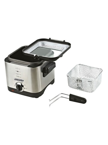 Adler Heißluftfritteuse "MS 4910" in Silber - 1,5 l
