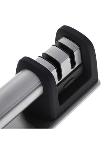 Adler Ostrzałka "AD 4489" w kolorze srebrno-czarnym do noży