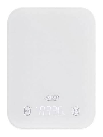 Adler Küchenwaage "AD 3181" in Weiß - 10 kg