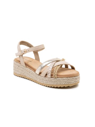 Foreverfolie Sandaletten in Beige