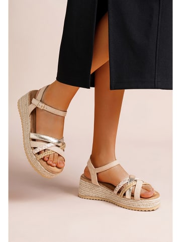 Foreverfolie Sandaletten in Beige