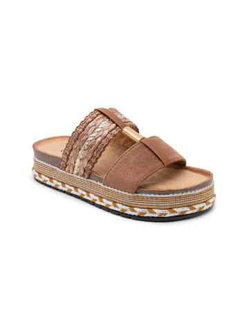 Foreverfolie Slippers lichtbruin