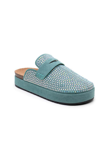 Foreverfolie Clogs turquoise