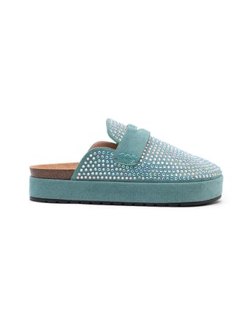 Foreverfolie Clogs turquoise