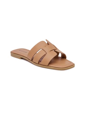 Foreverfolie Slippers lichtbruin