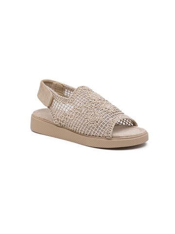 Foreverfolie Sandalen in Beige