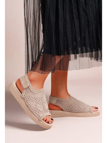 Foreverfolie Sandalen in Beige
