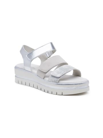 Foreverfolie Sleehaksandalen zilverkleurig/grijs