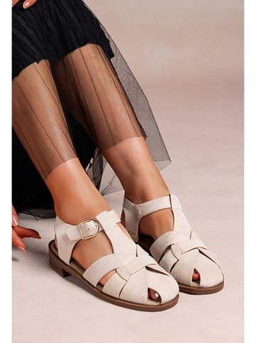 Foreverfolie Enkelsandalen crème