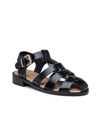 Foreverfolie Halbsandalen in Schwarz