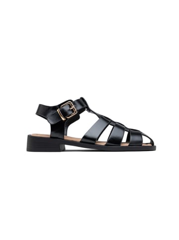 Foreverfolie Halbsandalen in Schwarz