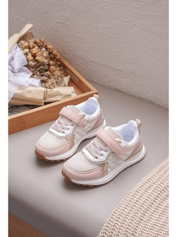 Rock & Joy Sneakers lichtroze/goudkleurig