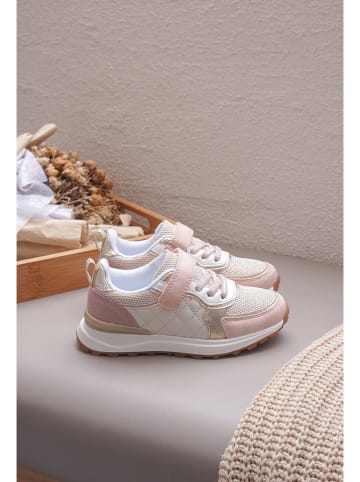 Rock & Joy Sneakers lichtroze/goudkleurig