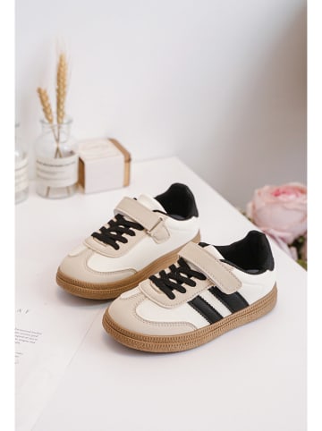 Rock & Joy Sneakers beige/zwart