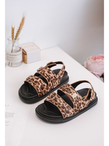 Rock & Joy Sandalen in Beige/ Braun