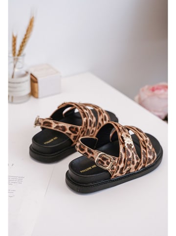 Rock & Joy Sandalen in Beige/ Braun