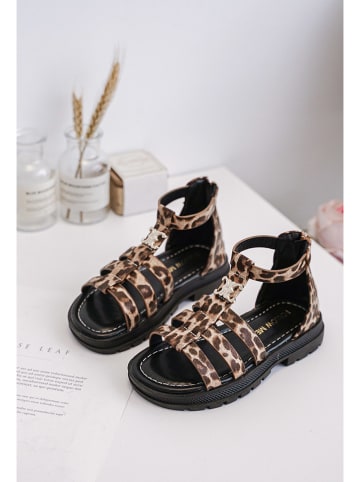 Rock & Joy Sandalen in Beige/ Braun