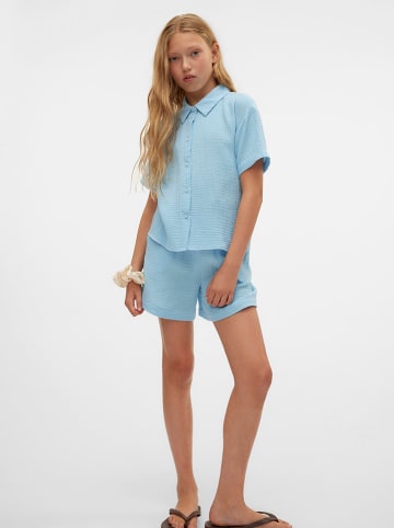 Vero Moda Girl Short "Natali" lichtblauw