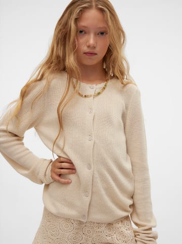 Vero Moda Girl Kardigan "Newlexsun" w kolorze beżowym