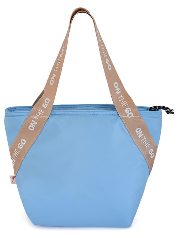 IRIS Barcelona Torba termiczna "On the go" w kolorze błękitnym na lunch - 33,5 x 24 x 14 cm