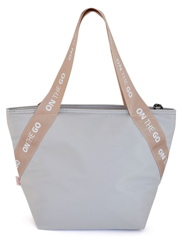 IRIS Isolier-Lunchtasche "On the go" in Hellgrau - (B)33,5 x (H)24 x (T)14 cm
