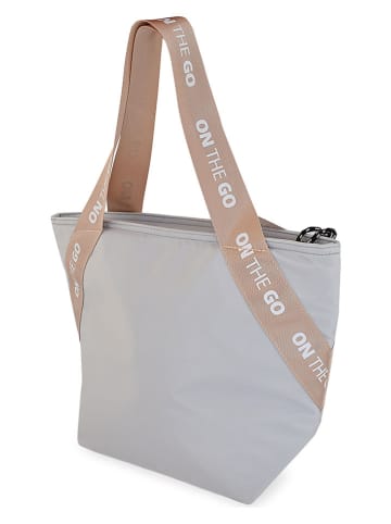 IRIS Isolier-Lunchtasche "On the go" in Hellgrau - (B)33,5 x (H)24 x (T)14 cm