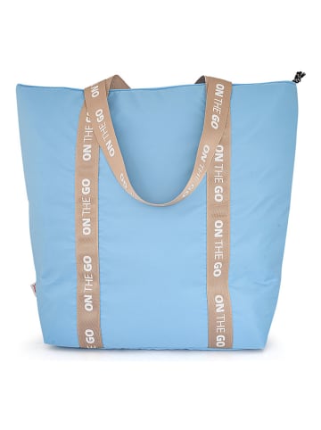 IRIS Isolier-Lunchtasche "On the go" in Hellblau - (B)44 x (H)37 x (T)16 cm