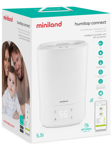 Miniland Nawilżacz powietrza WLAN "Humitop Connect" w kolorze białym